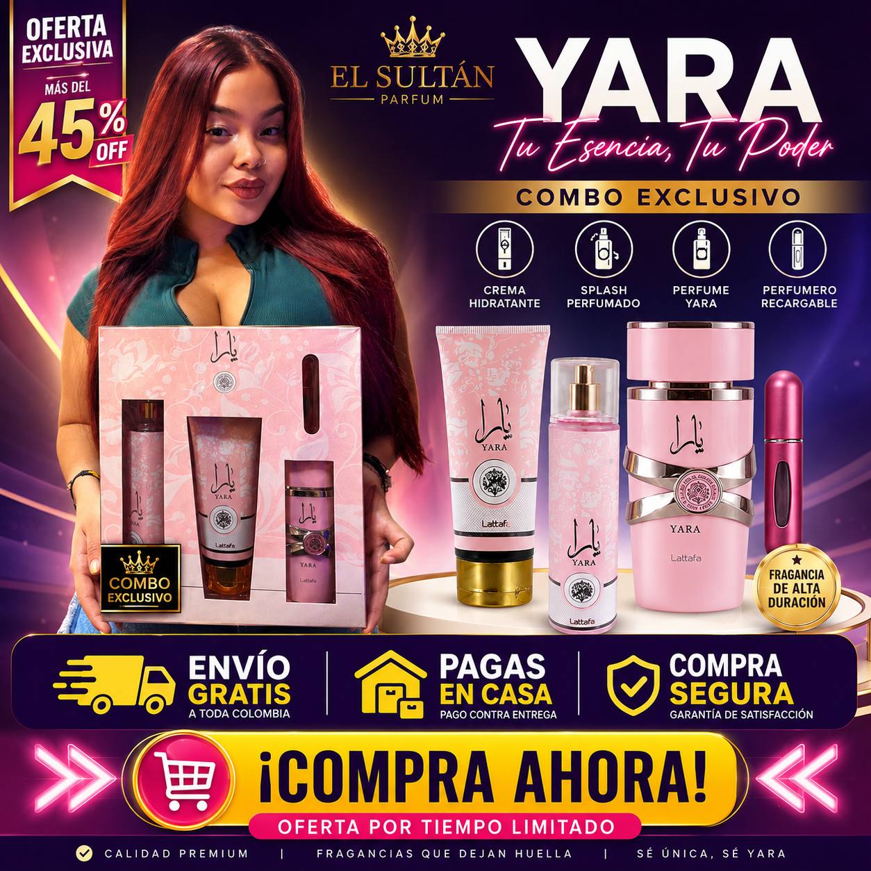 Estuche de Lujo YARA DE LATTAFA