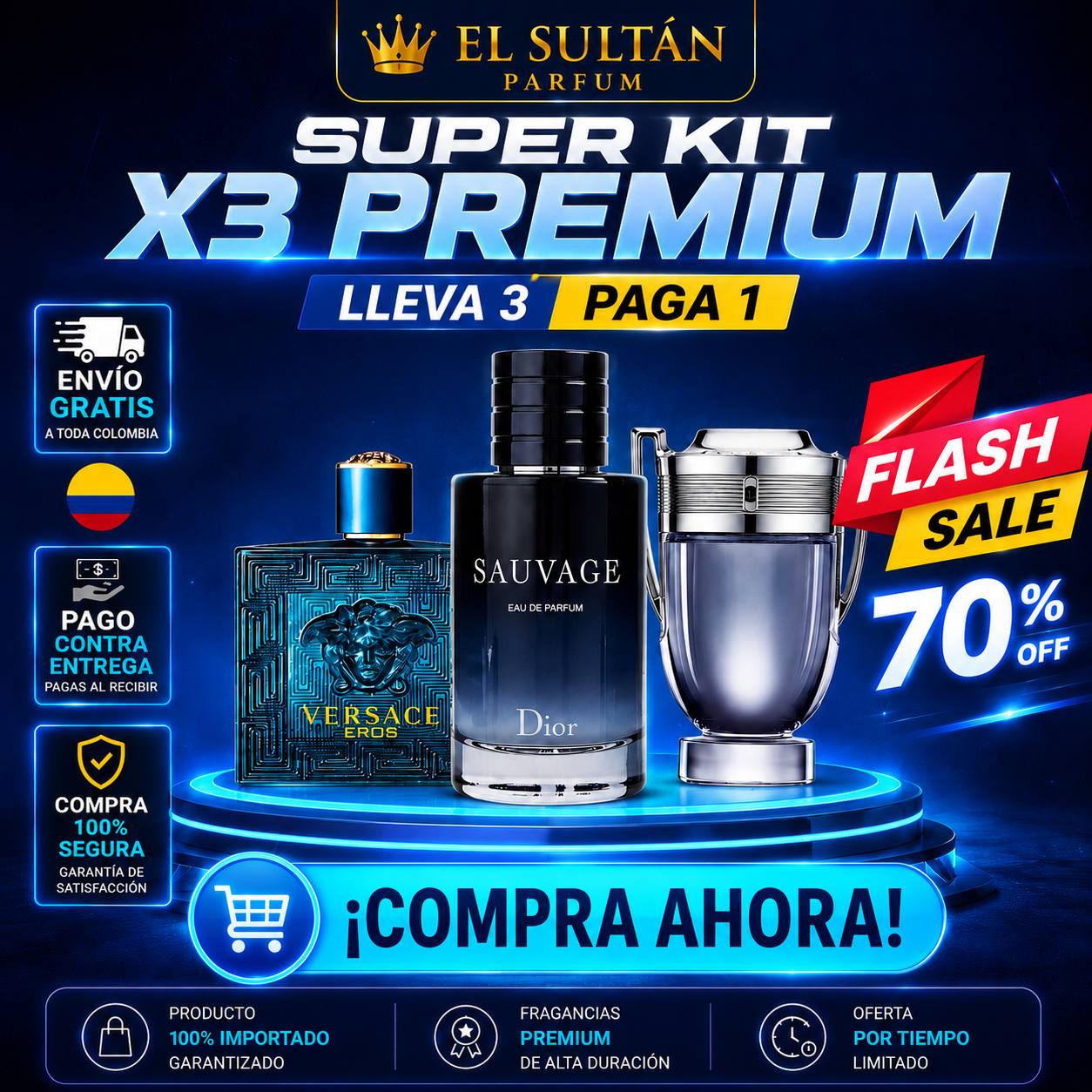 COMBO DE LUJO HOMBRE